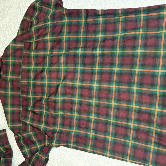 Pendleton Casual Red and Green Plaid Shirt size Medium - Picture 14 of 16